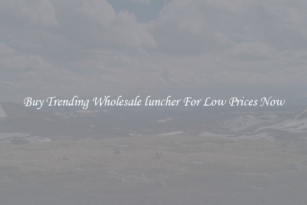Buy Trending Wholesale luncher For Low Prices Now