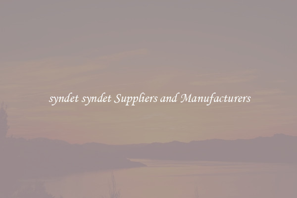 syndet syndet Suppliers and Manufacturers