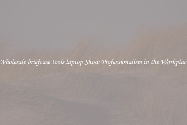 Wholesale briefcase tools laptop Show Professionalism in the Workplace