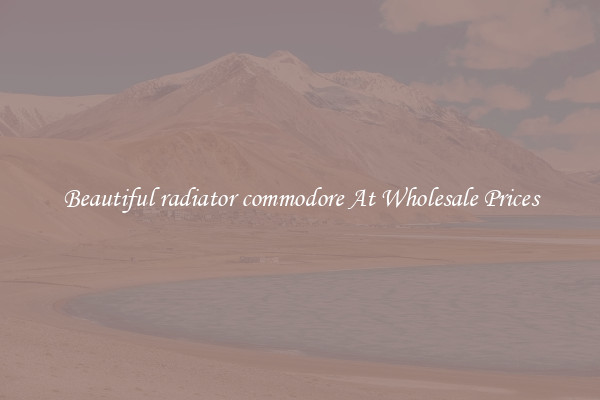 Beautiful radiator commodore At Wholesale Prices