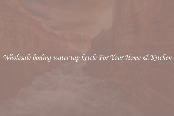 Wholesale boiling water tap kettle For Your Home & Kitchen